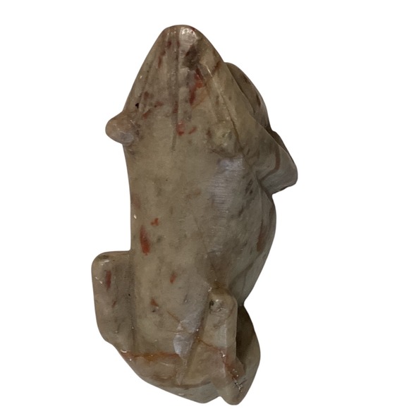 Vintage Stone Frog Figurine‎ Statue Sculpture Carving Folk Art Decor Collectible - Picture 11 of 14